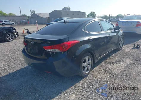 2011 Hyundai Elantra Gls (Ulsan Plant) from USA, damaged, VIN KMHDH4AE2BU102080
